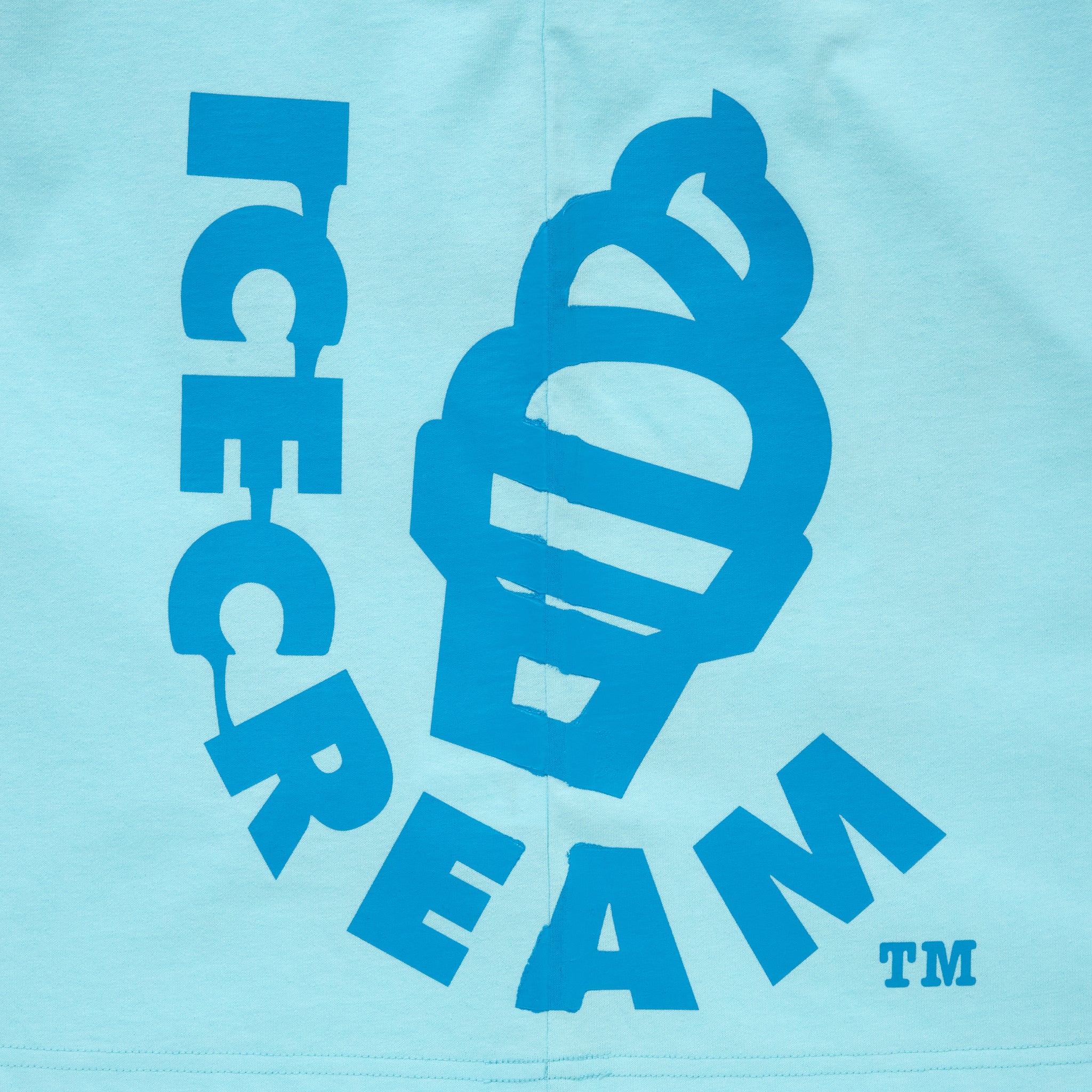 ICECREAM x SARCASTIC COTTON T-SHIRT SONIC DEVASTATION (BLUE)
