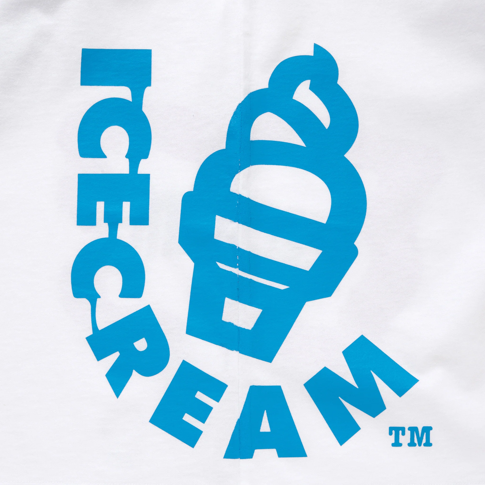 ICECREAM x SARCASTIC COTTON T-SHIRT SONIC DEVASTATION (WHITE)