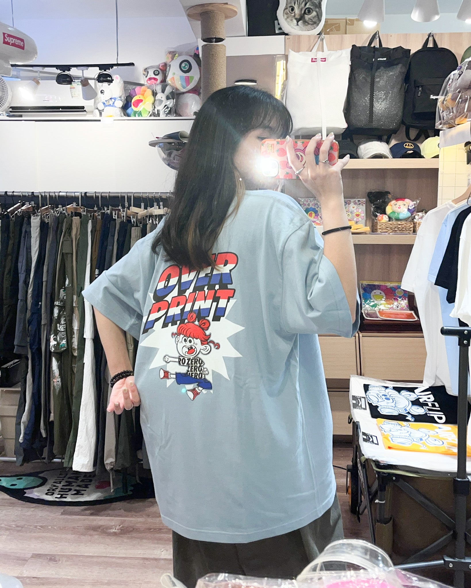 Over print Captain Tee *Glow in the dark {TAIWAN POPUP Limited}