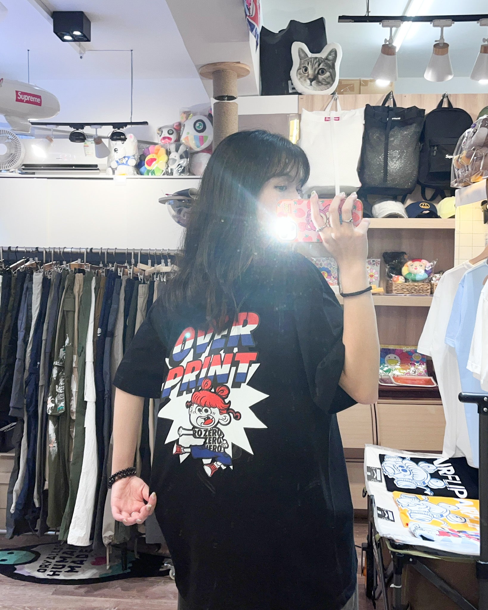 Over print Captain Tee *Glow in the dark {TAIWAN POPUP Limited}