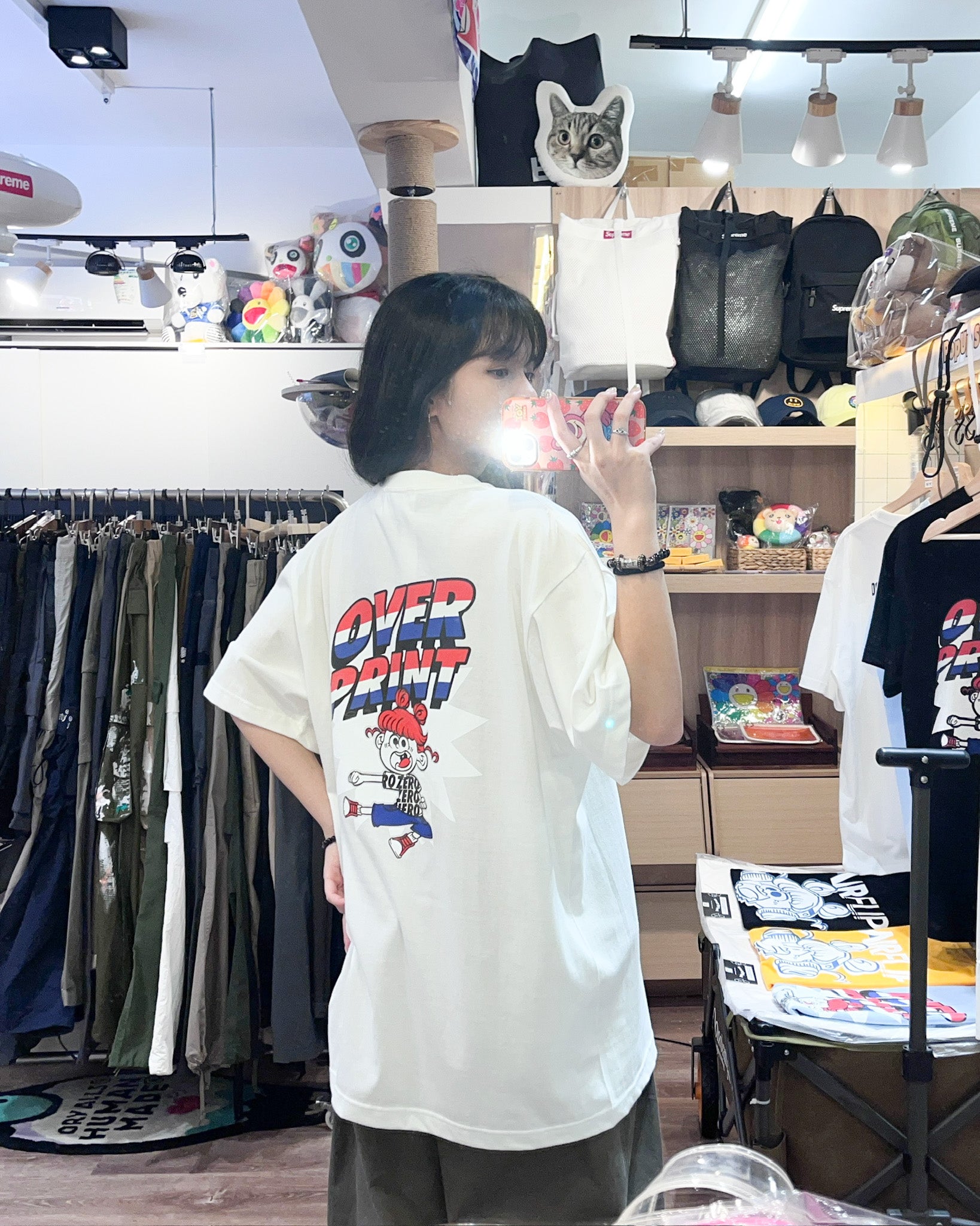 Over print Captain Tee *Glow in the dark {TAIWAN POPUP Limited}
