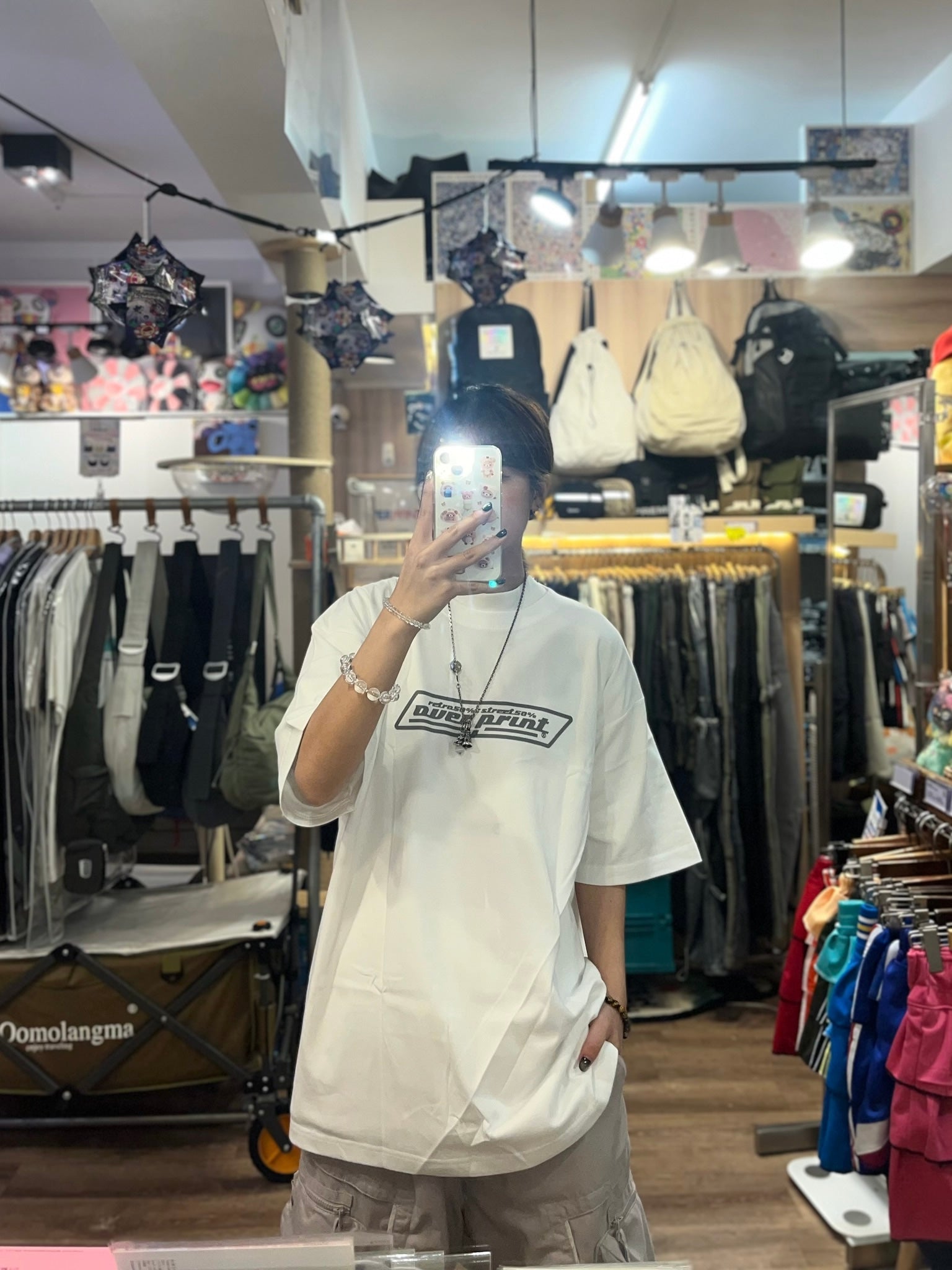 Over print Pop Art Tee Ver:18 *Aurora Reflector (Black & White)