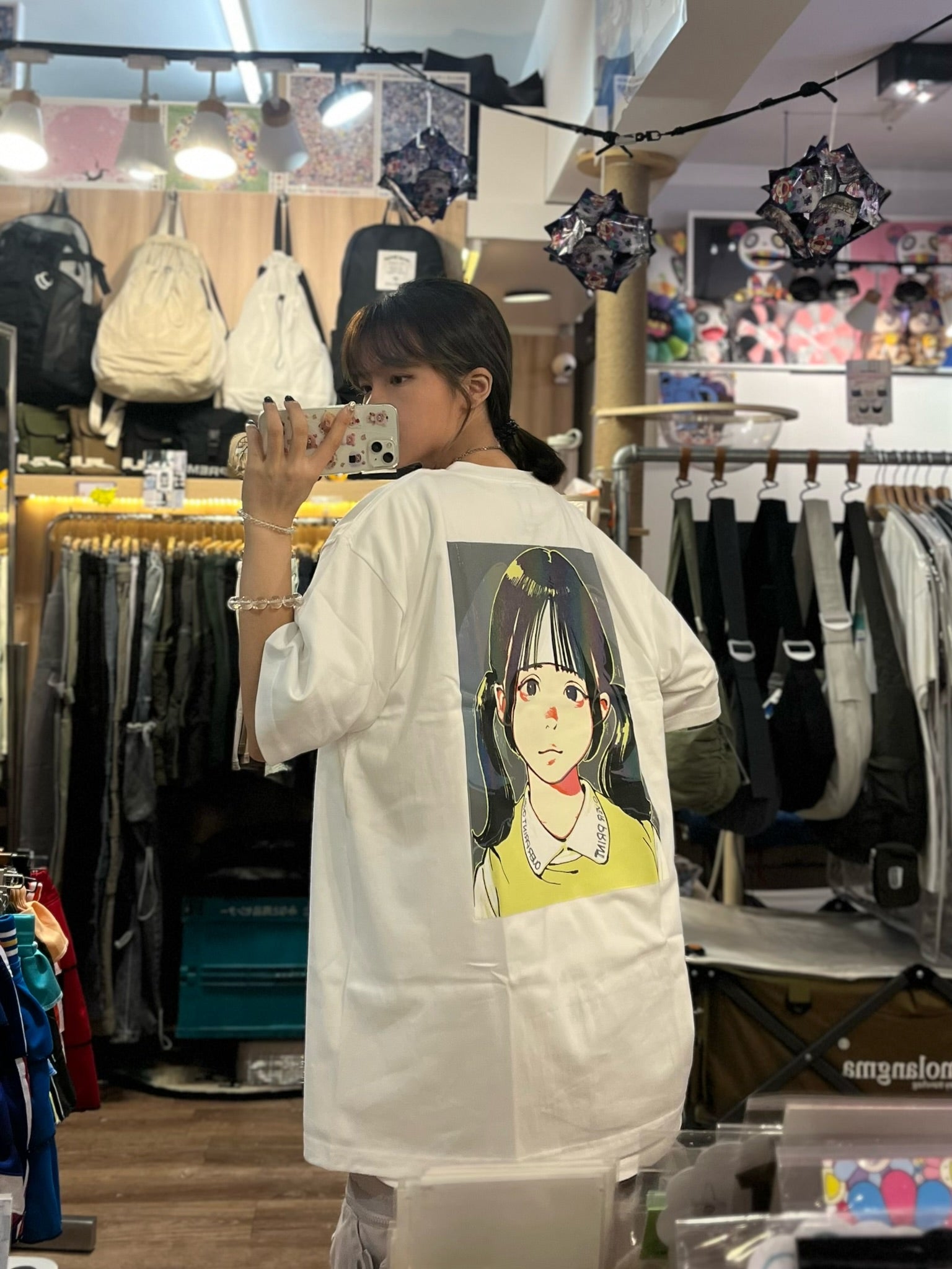 Over print Pop Art Tee Ver:18 *Aurora Reflector (Black & White)