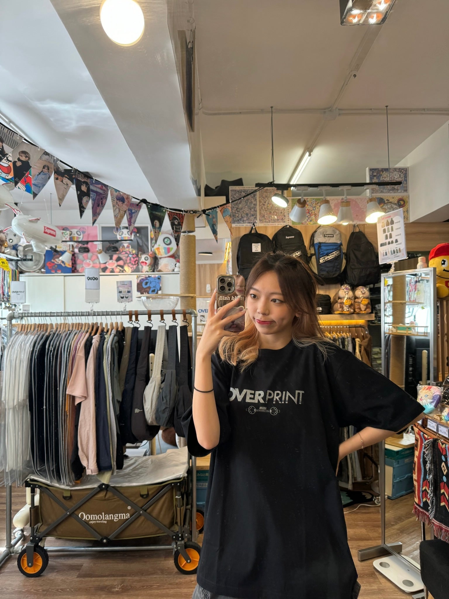 Over print Pop Art Tee Ver:17 (Japan Dealers Limited) *Glow in the dark