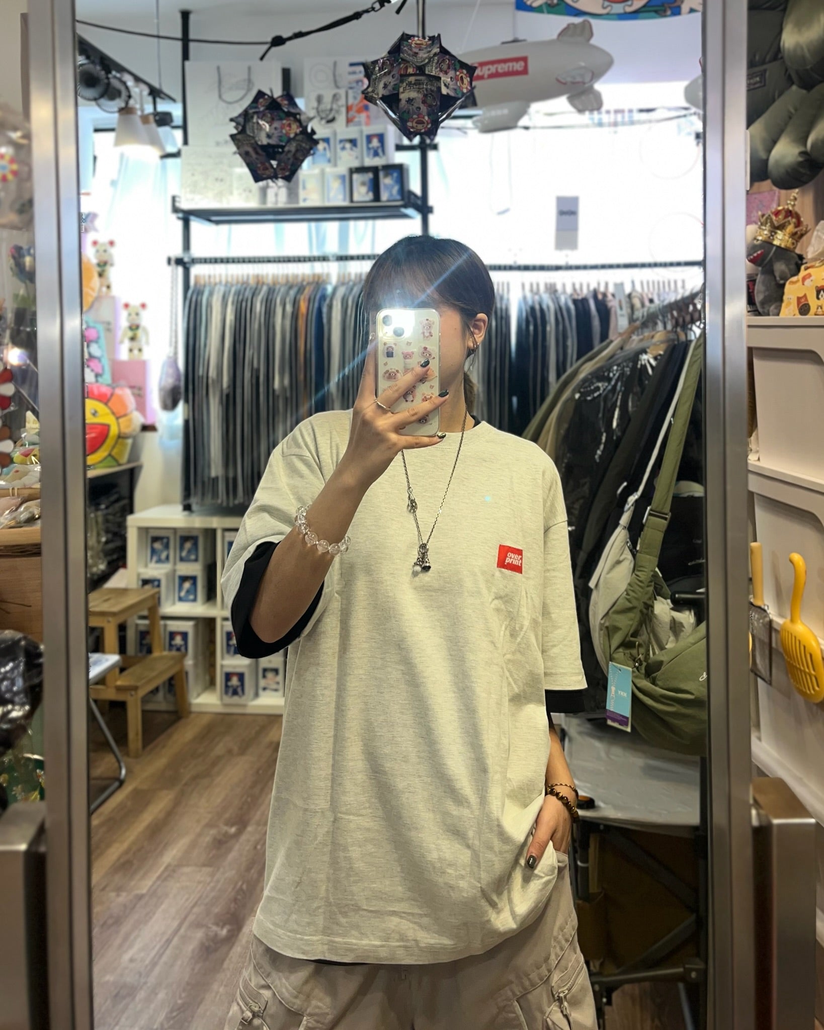 Over print Pop Art Tee Ver:18 *Aurora Reflector (改) JQ Name