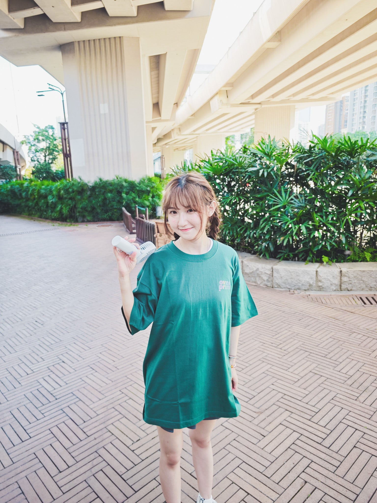 Over print OVER Tee (反光Logo)