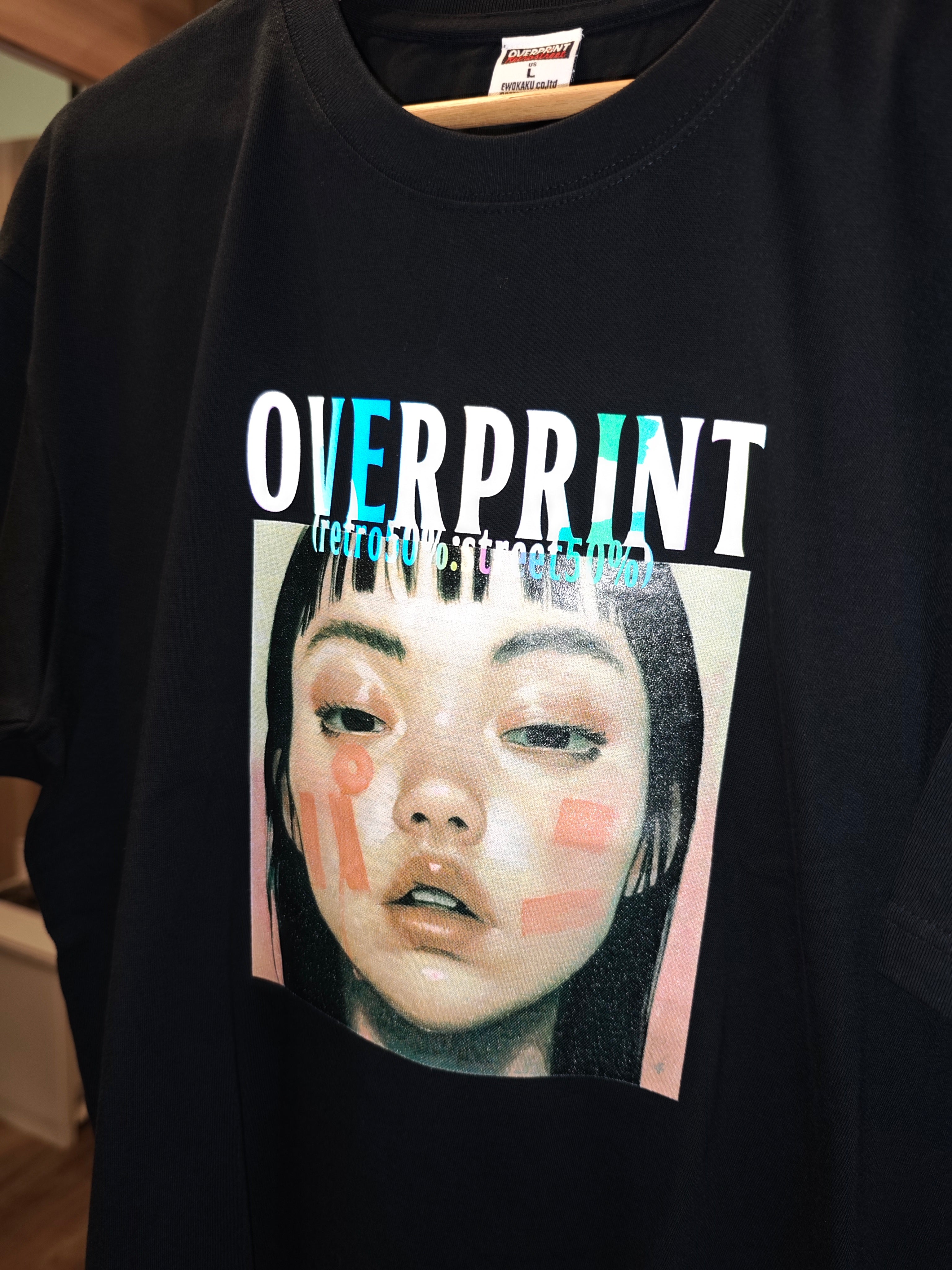 Over print パン Tee