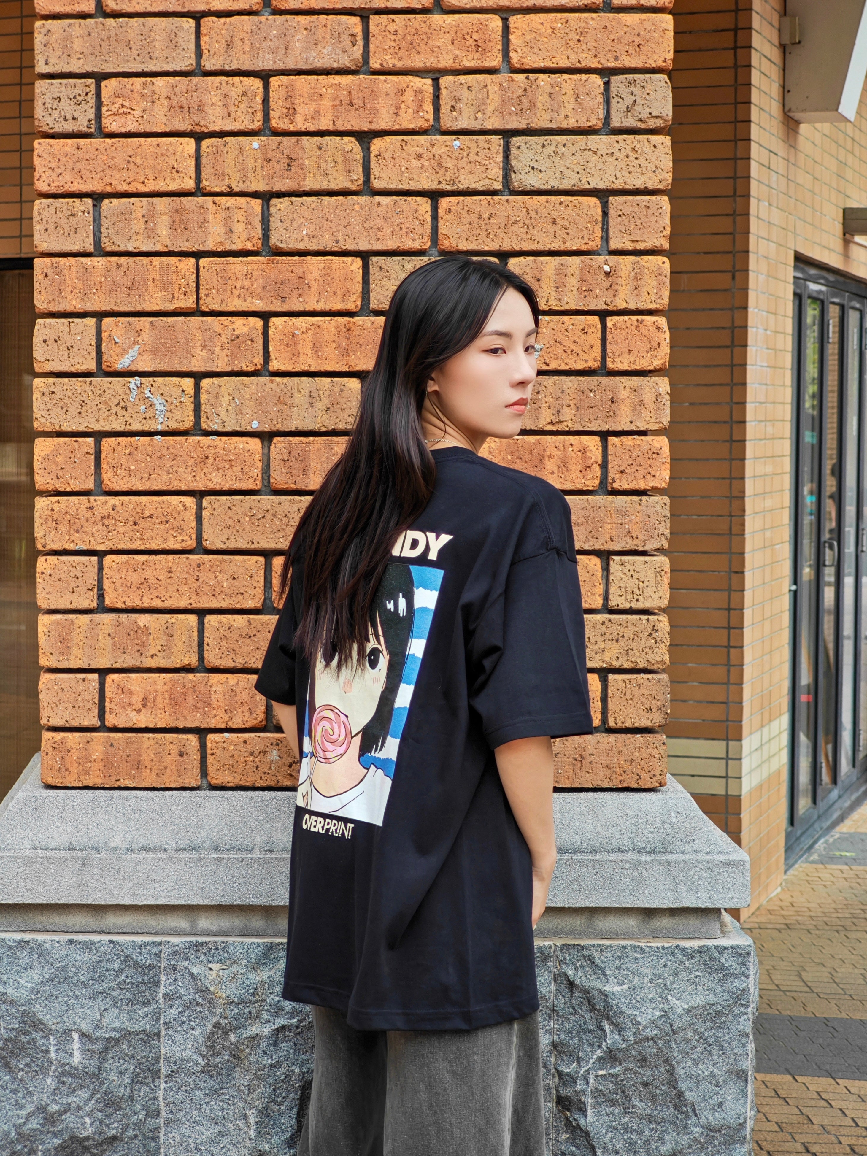 Over Print No Candy Tee