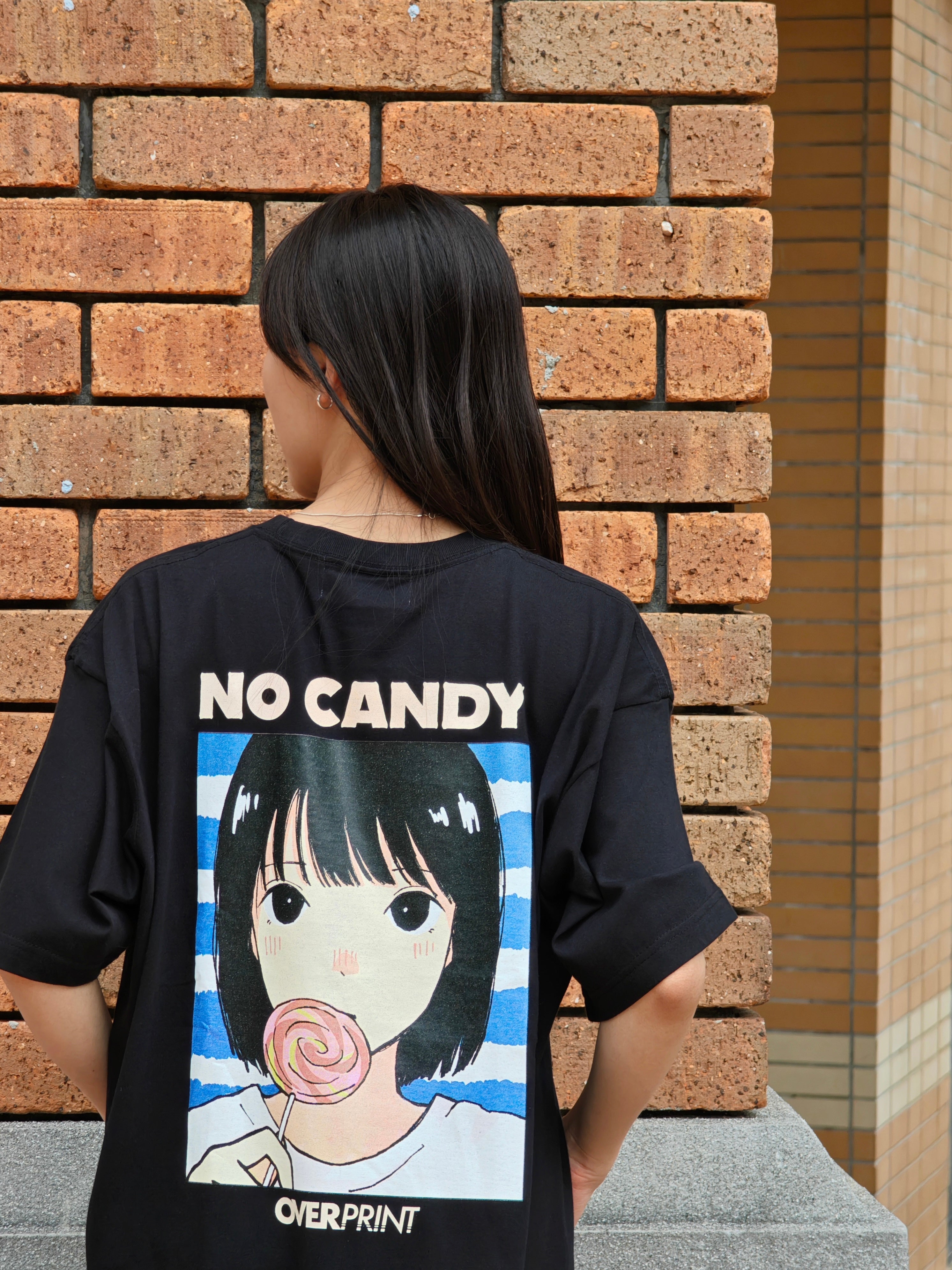 Over Print No Candy Tee