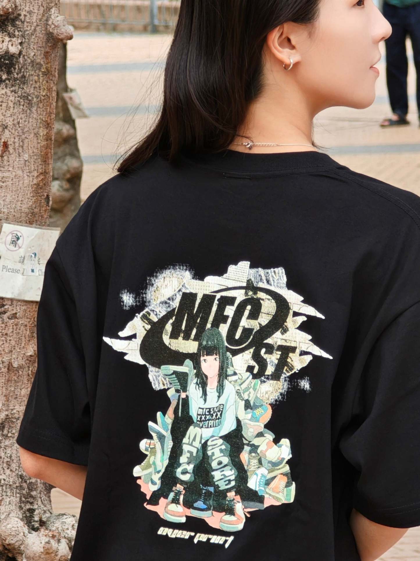 Over Print x MFC Store SNEAKERS Tee