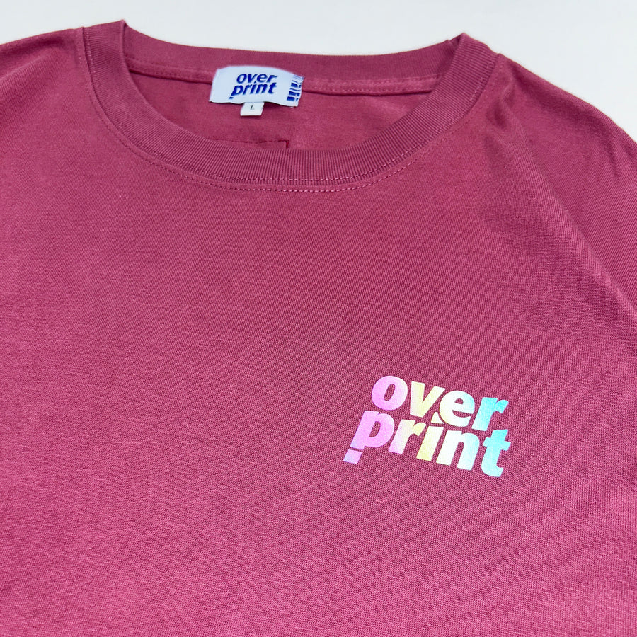 Over print OVER Tee (反光Logo)