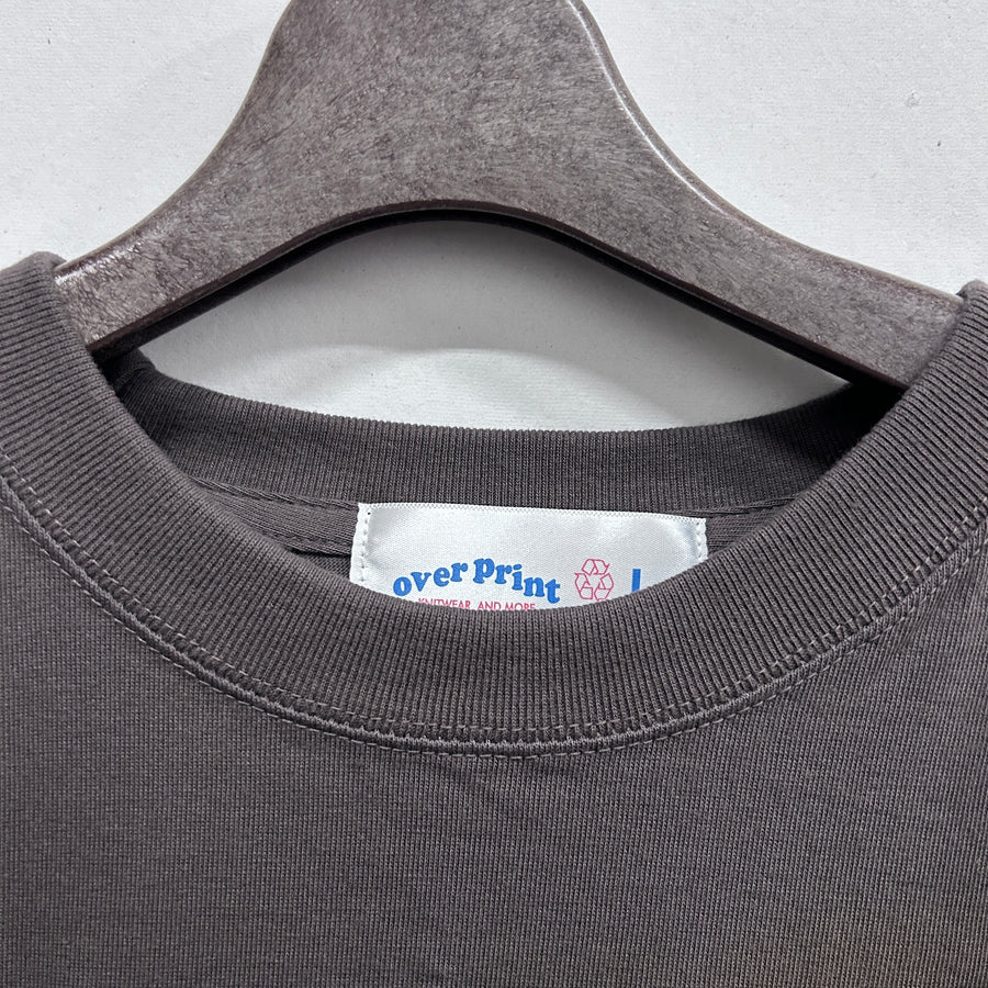 Over print Pop Art Tee Ver:18 (Silver:Brown Body)