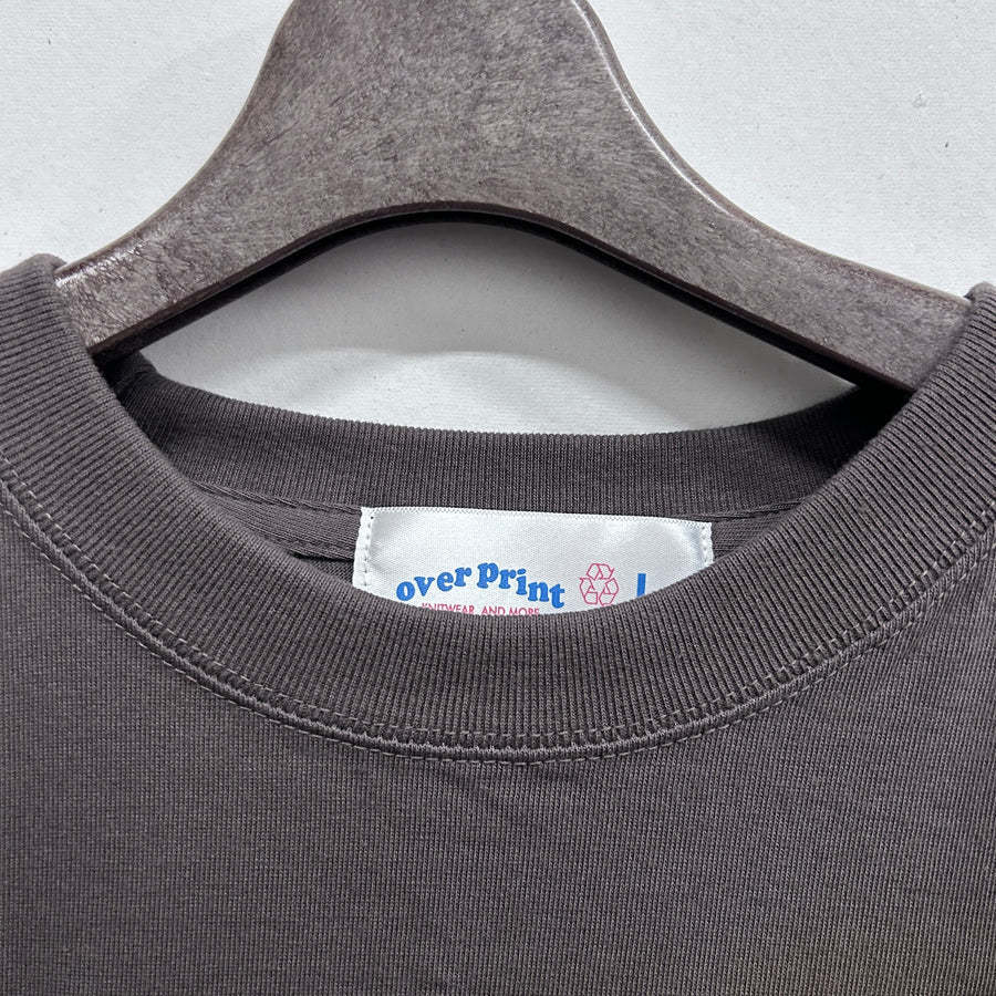 Over print Pop Art Tee Ver:18 (Silver:Brown Body)
