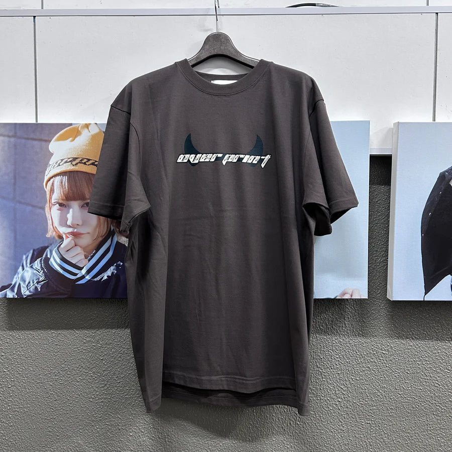 Over print Pop Art Tee Ver:18 (Silver:Brown Body)
