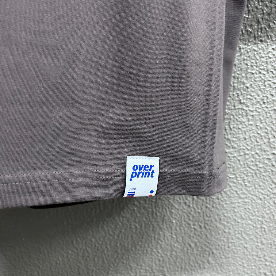 Over print Pop Art Tee Ver:18 (Silver:Brown Body)