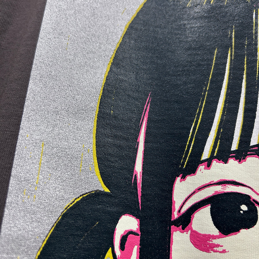 Over print Pop Art Tee Ver:18 (Silver:Brown Body)