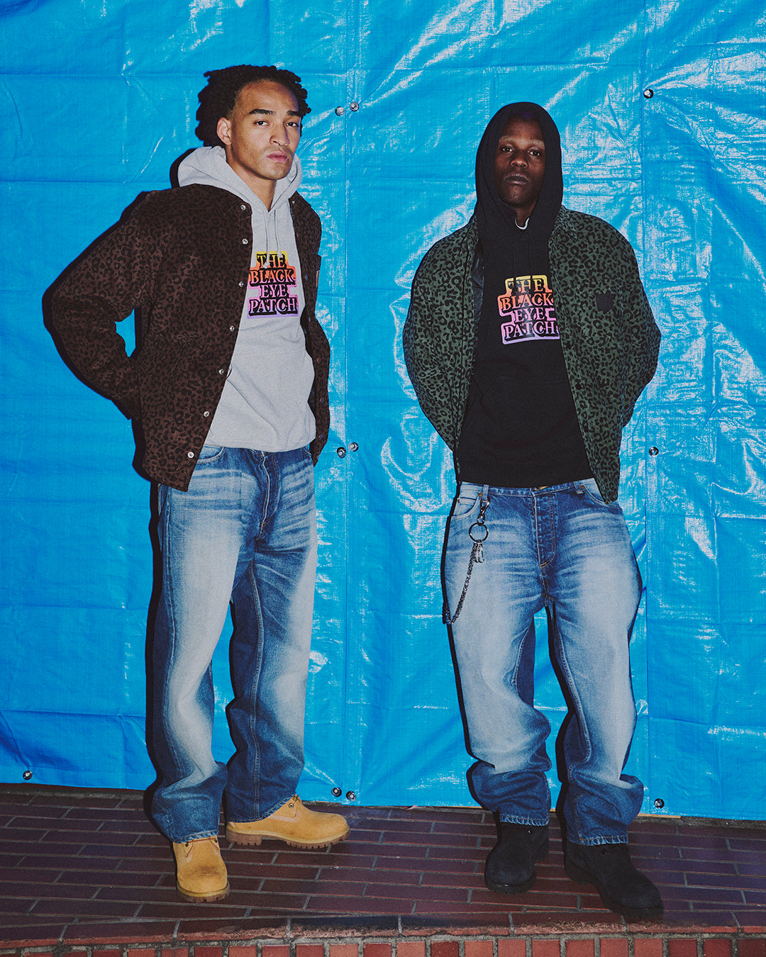 GRADIENT OG LABEL HOODIE HEATHER GRAY