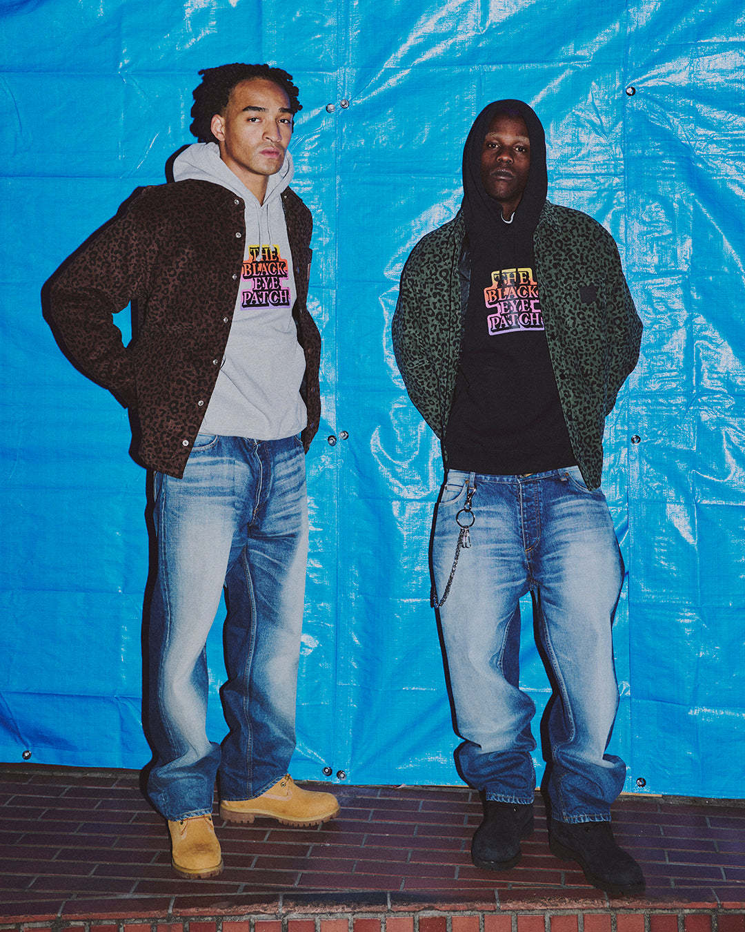 GRADIENT OG LABEL HOODIE BLACK