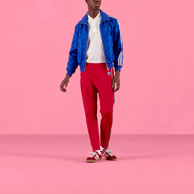 GUCCI x Adidas コットンピケ ポロシャツ