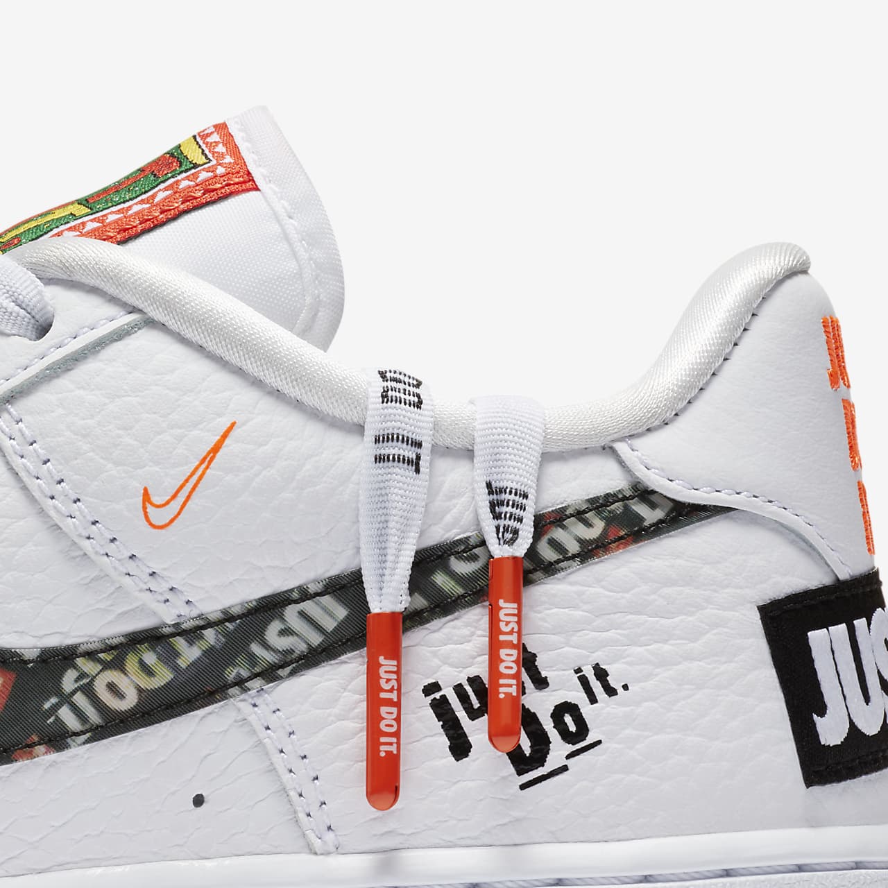 【日本未入荷】超入手困難 ナイキ エアフォース 1 プレミアム JUST DO IT スニーカー メンズ ホワイト レザー