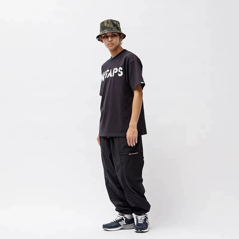 WTAPS OBJ 05/SS/COTTON. BOB logo chest print short-sleeved T-shirt 24SS