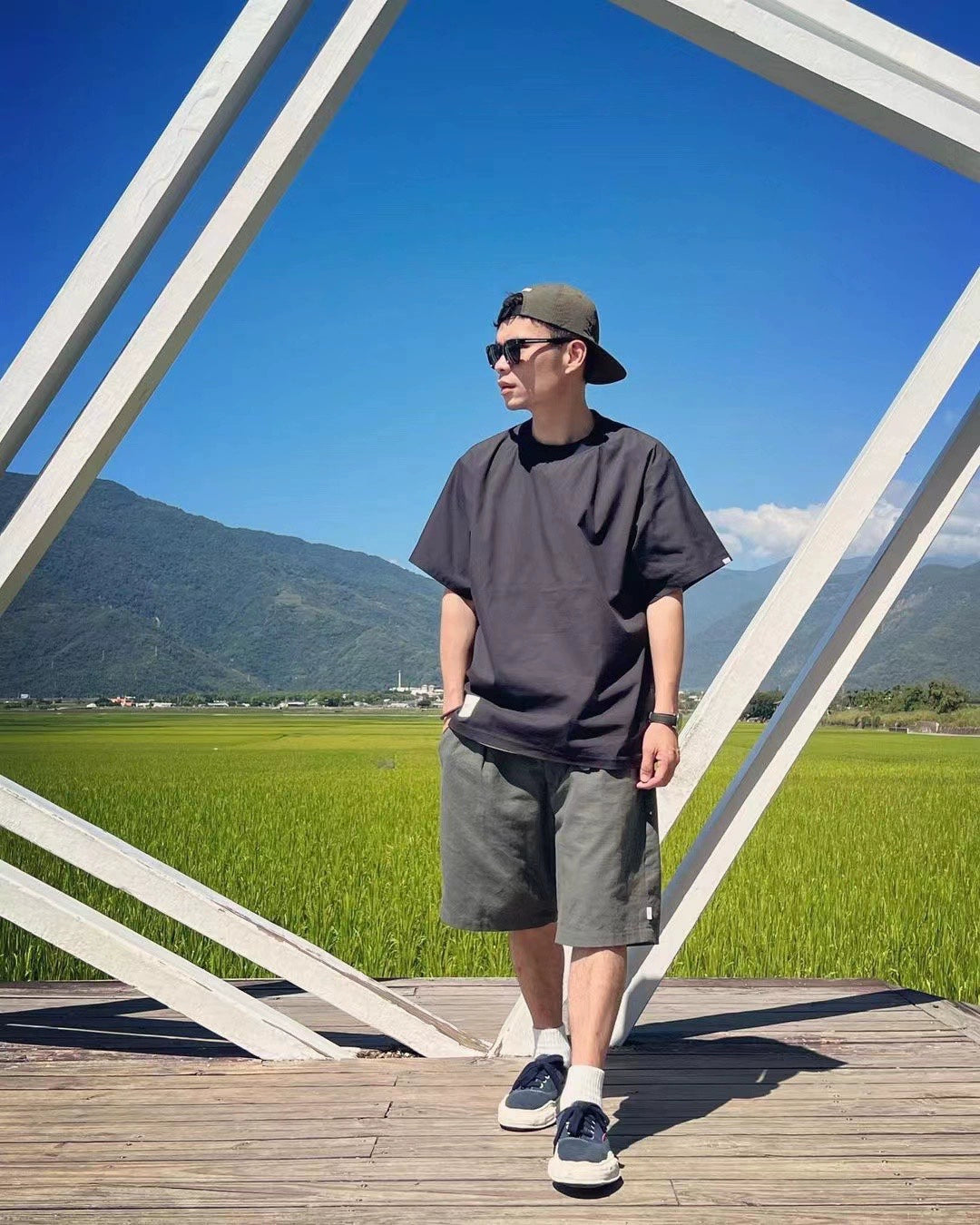 WTAPS SMOCK SS COPO RIPSTOP Blended Slogan Short Sleeve Crew Neck TEE 22SS