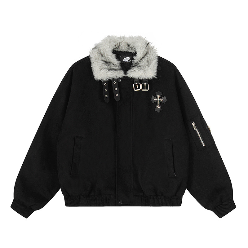 Chrome Hearts Cross Collar Cotton Jacket