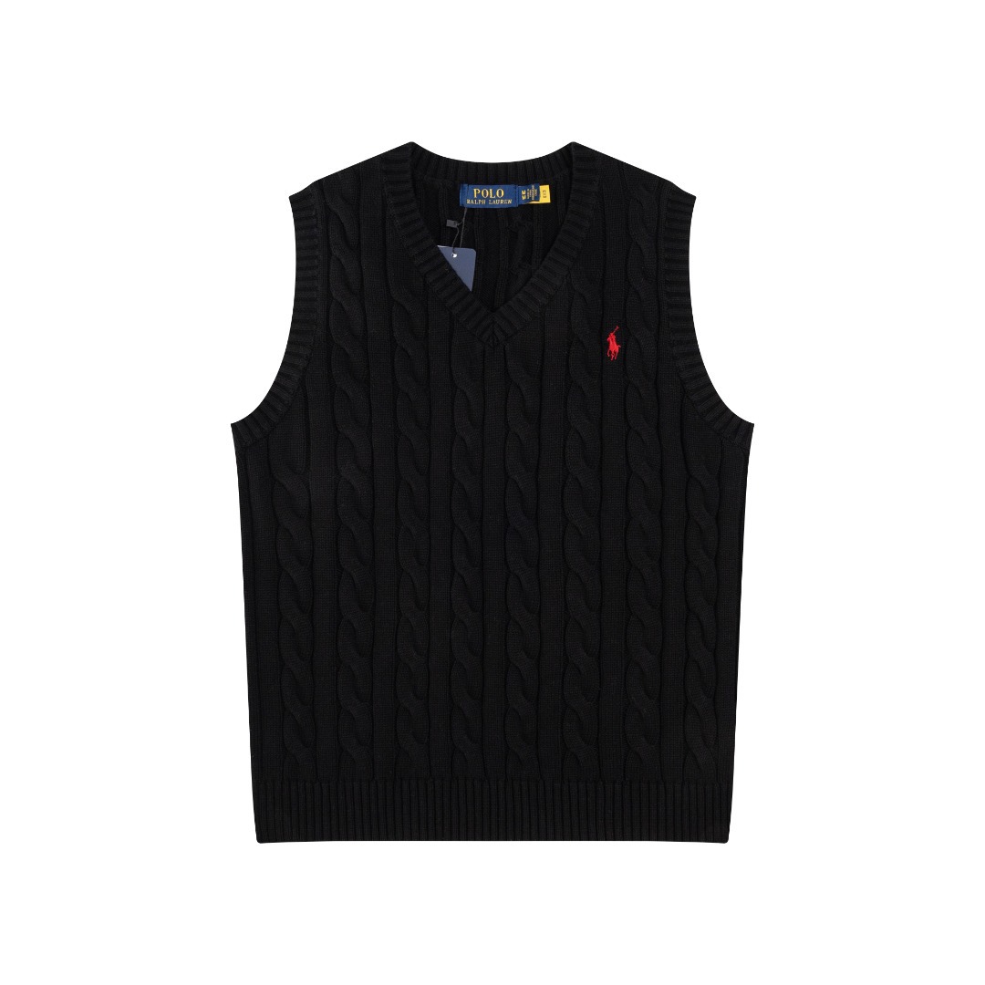 ラルフローレン ケーブルニットベスト（ユニセックス）