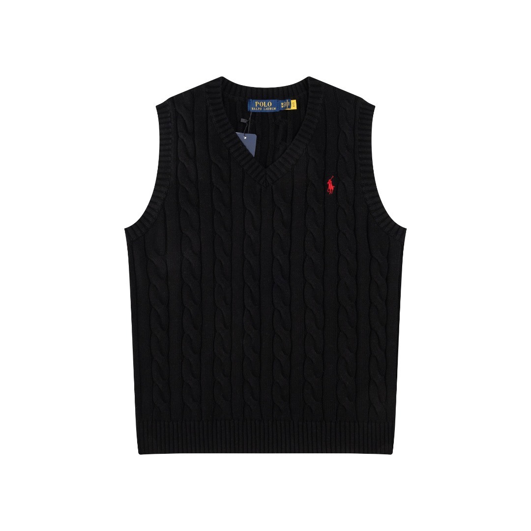 ラルフローレン ケーブルニットベスト（ユニセックス）