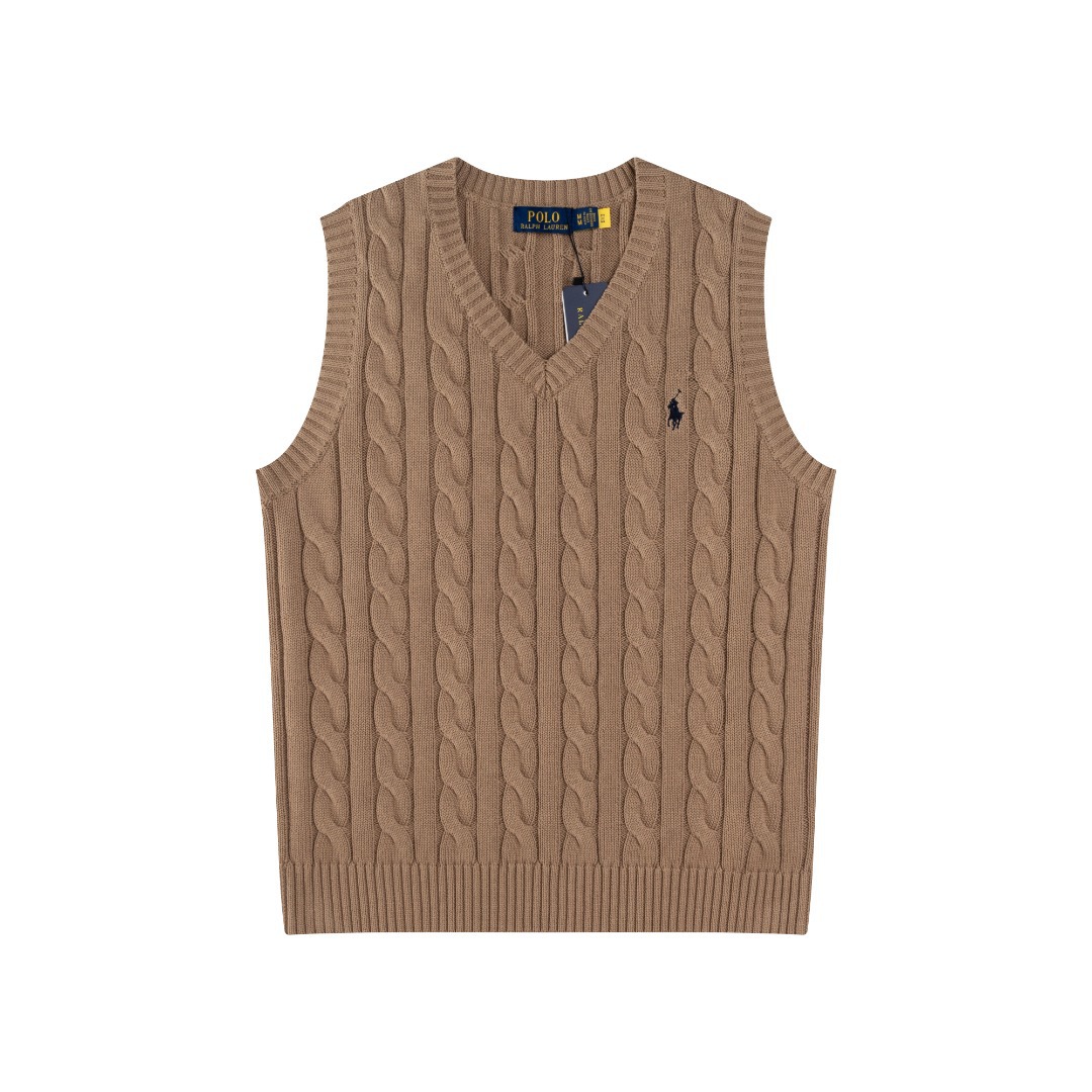 ラルフローレン ケーブルニットベスト（ユニセックス）