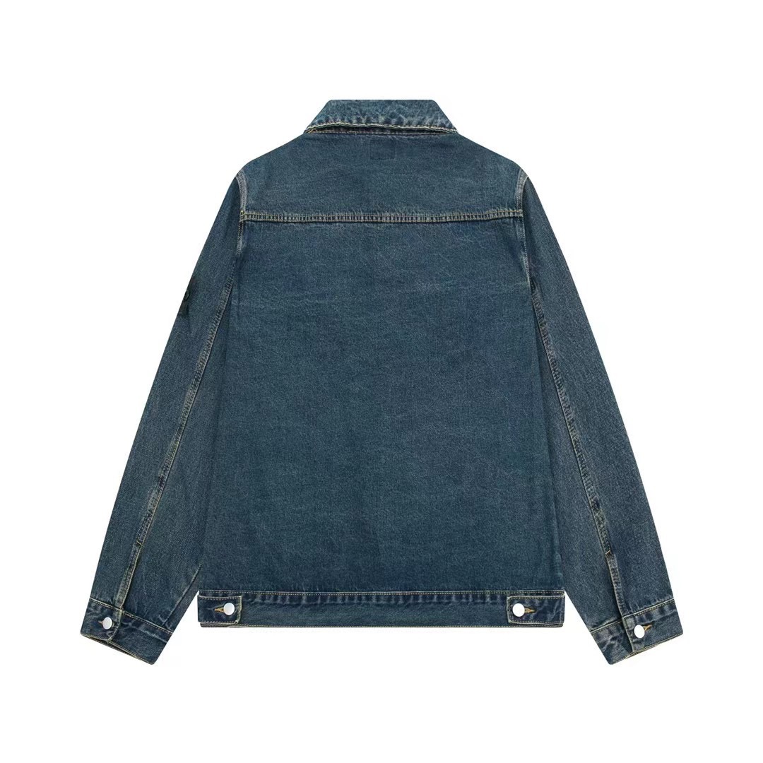 ストーンアイランド公式旗艦店：ヘビーデューティーデニムワークジャケット（ユニセックス）