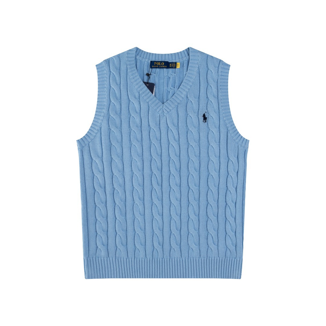 ラルフローレン ケーブルニットベスト（ユニセックス）