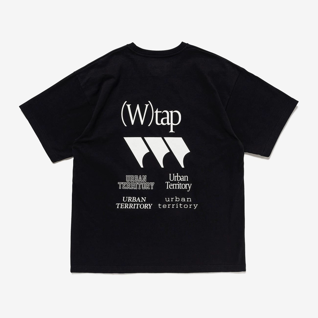 WTAPS OBJ 24SS COTTON Japanese loose casual round neck front and back printed short-sleeved T-shirt