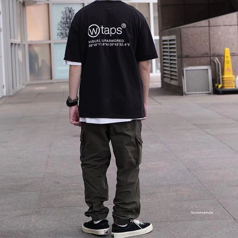 WTAPS 22SS OG hidden limited-edition magnifying glass round neck Japanese short-sleeved T-shirt for couples of the same style