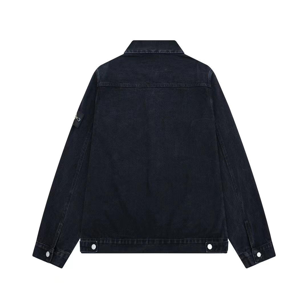 ストーンアイランド公式旗艦店：ヘビーデューティーデニムワークジャケット（ユニセックス）