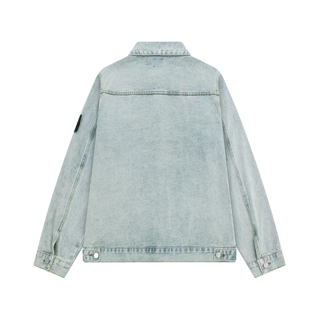 ストーンアイランド公式旗艦店：ヘビーデューティーデニムワークジャケット（ユニセックス）