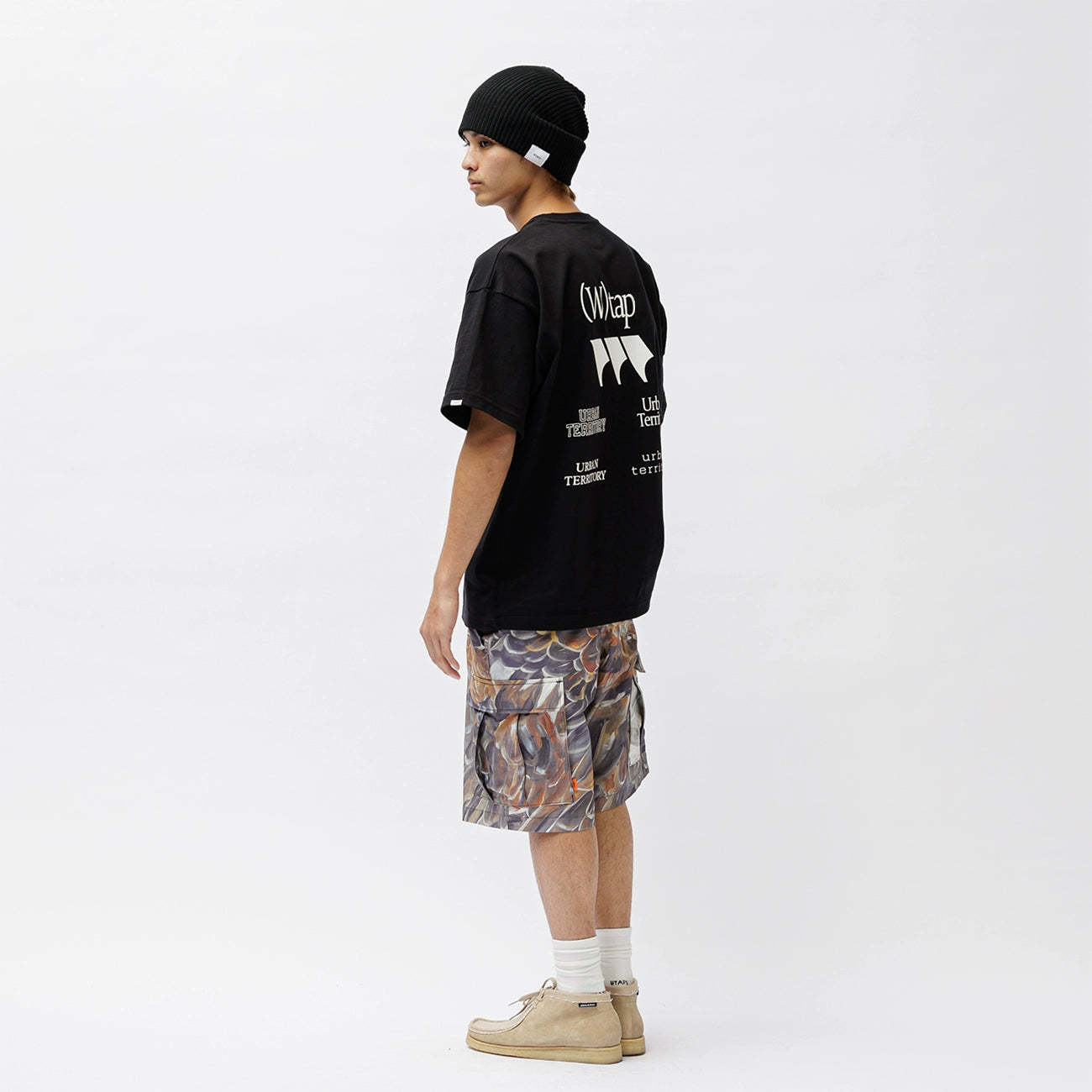 WTAPS OBJ 24SS COTTON Japanese loose casual round neck front and back printed short-sleeved T-shirt