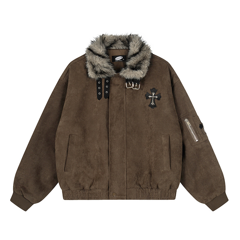 Chrome Hearts Cross Collar Cotton Jacket