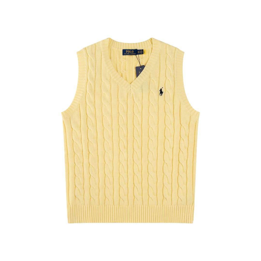ラルフローレン ケーブルニットベスト（ユニセックス）