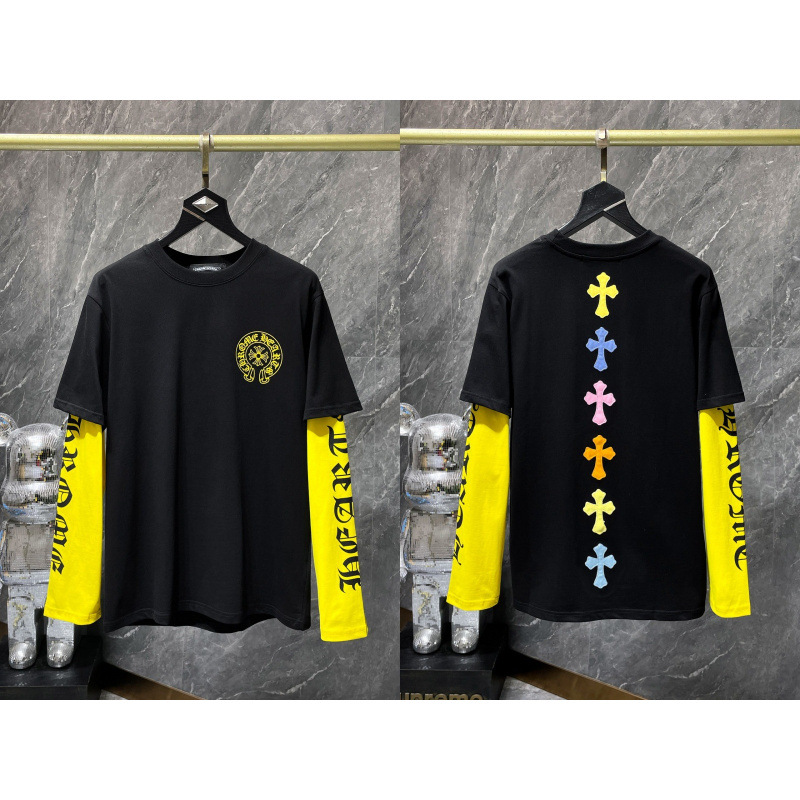 Chrome Hearts Men's Long-Sleeve T-shirt Sweatshirt