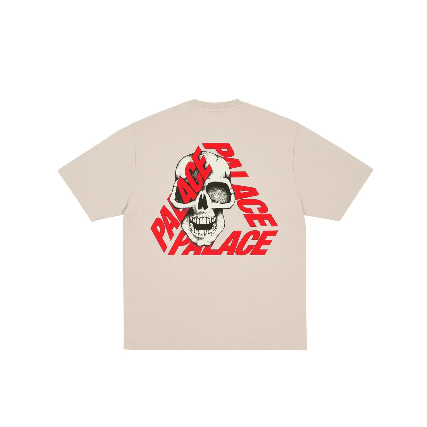 P3 SKULL T-SHIRT STONEY GREY