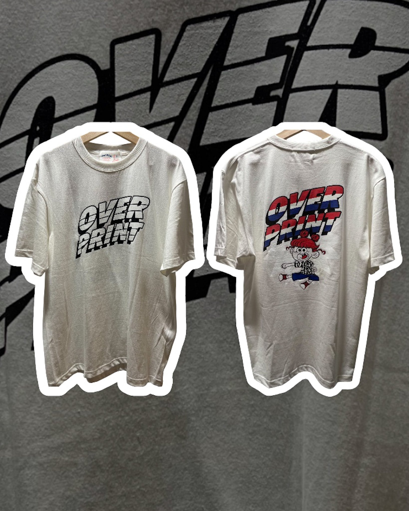 Over print Captain Tee *Glow in the dark {TAIWAN POPUP Limited}