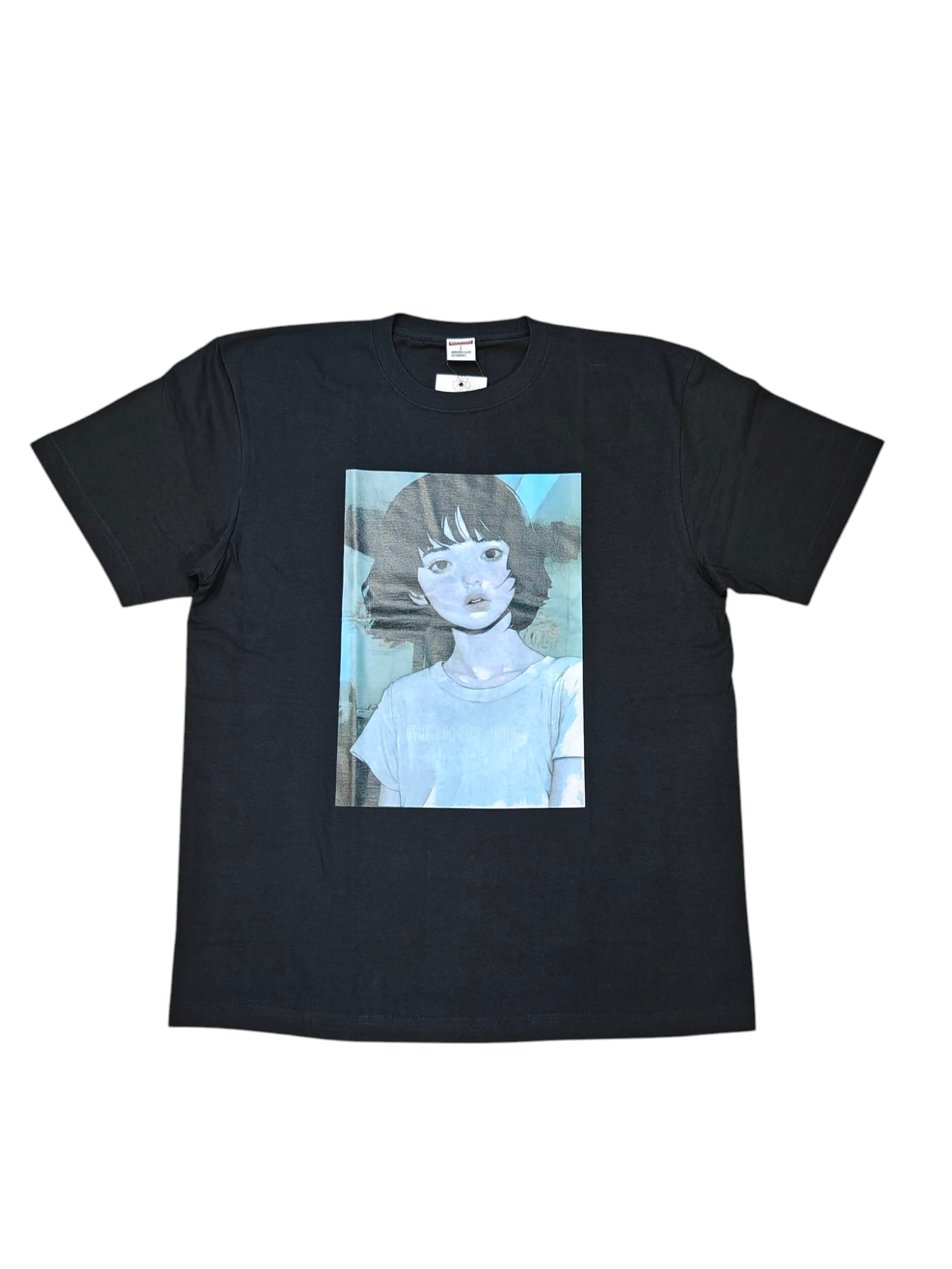Over print 世界 Tee