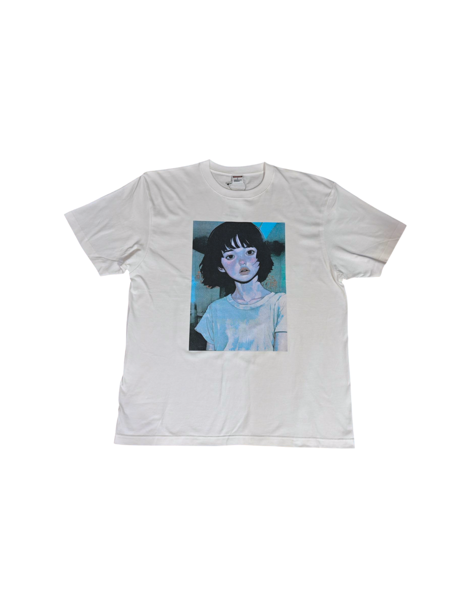 Over print 世界 Tee
