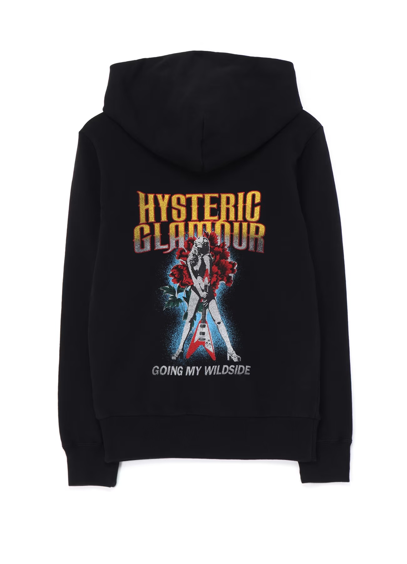 WILDSIDE × HYSTERIC GLAMOUR "FLYING V" ZIP UP HOODIE