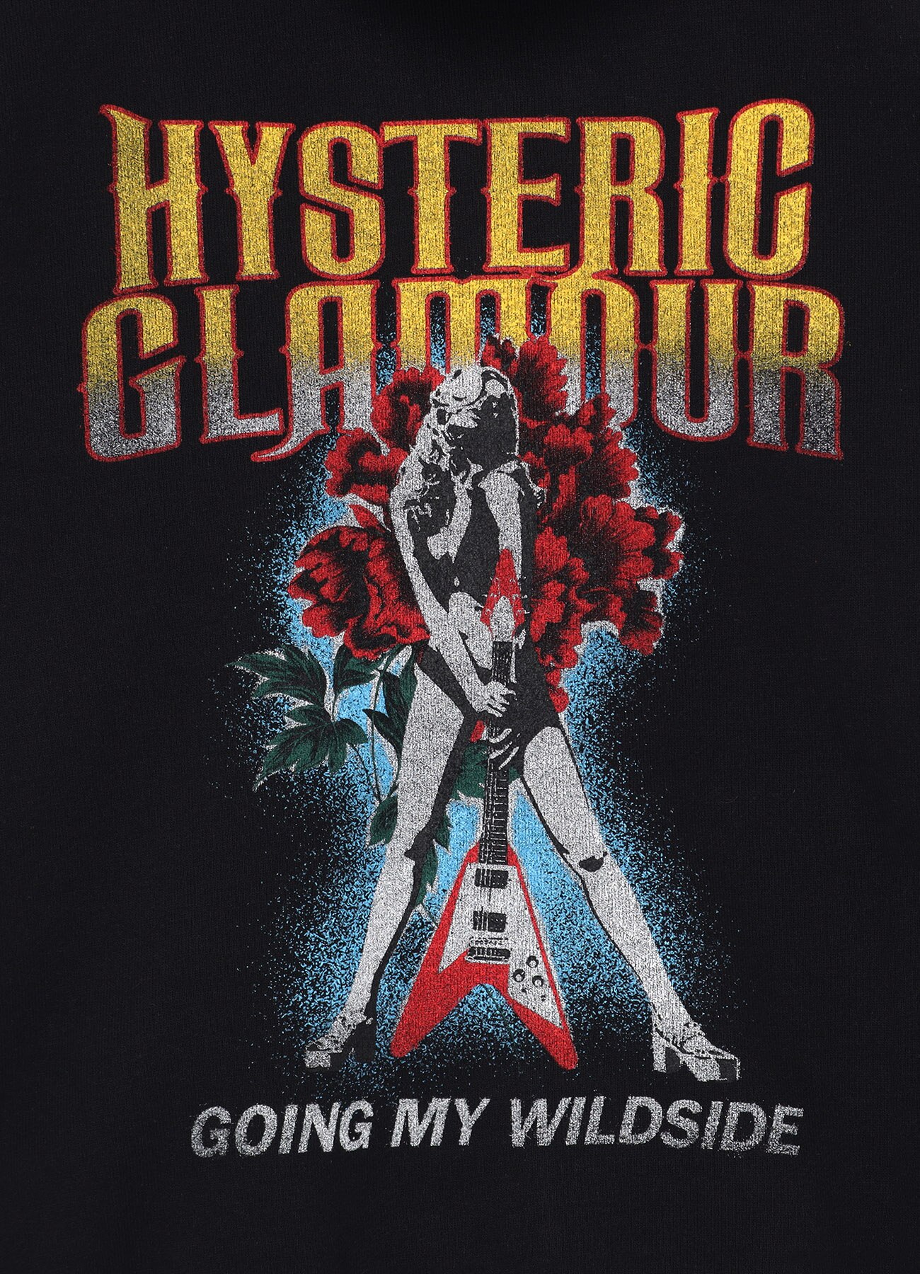 WILDSIDE × HYSTERIC GLAMOUR "FLYING V" ZIP UP HOODIE