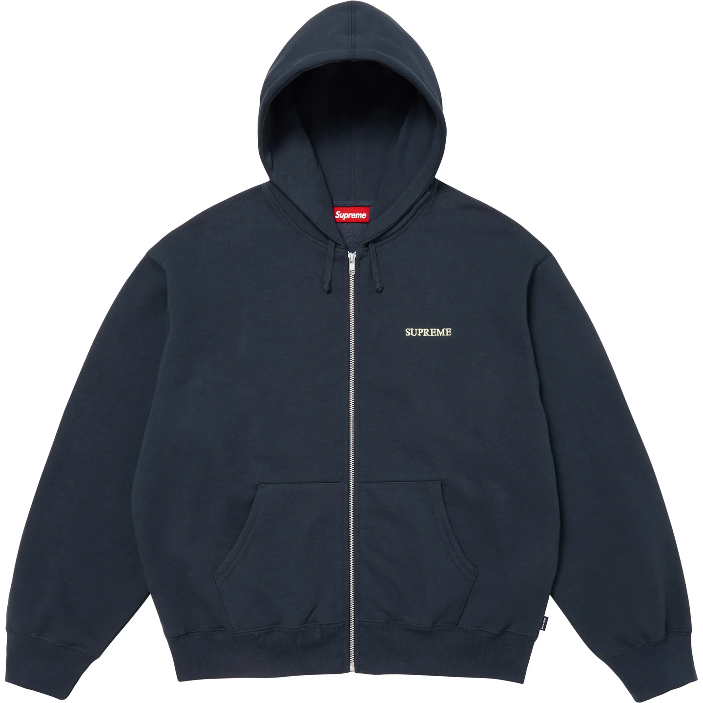 Supreme IDGAF' Zip Up Hooded Sweatshirt