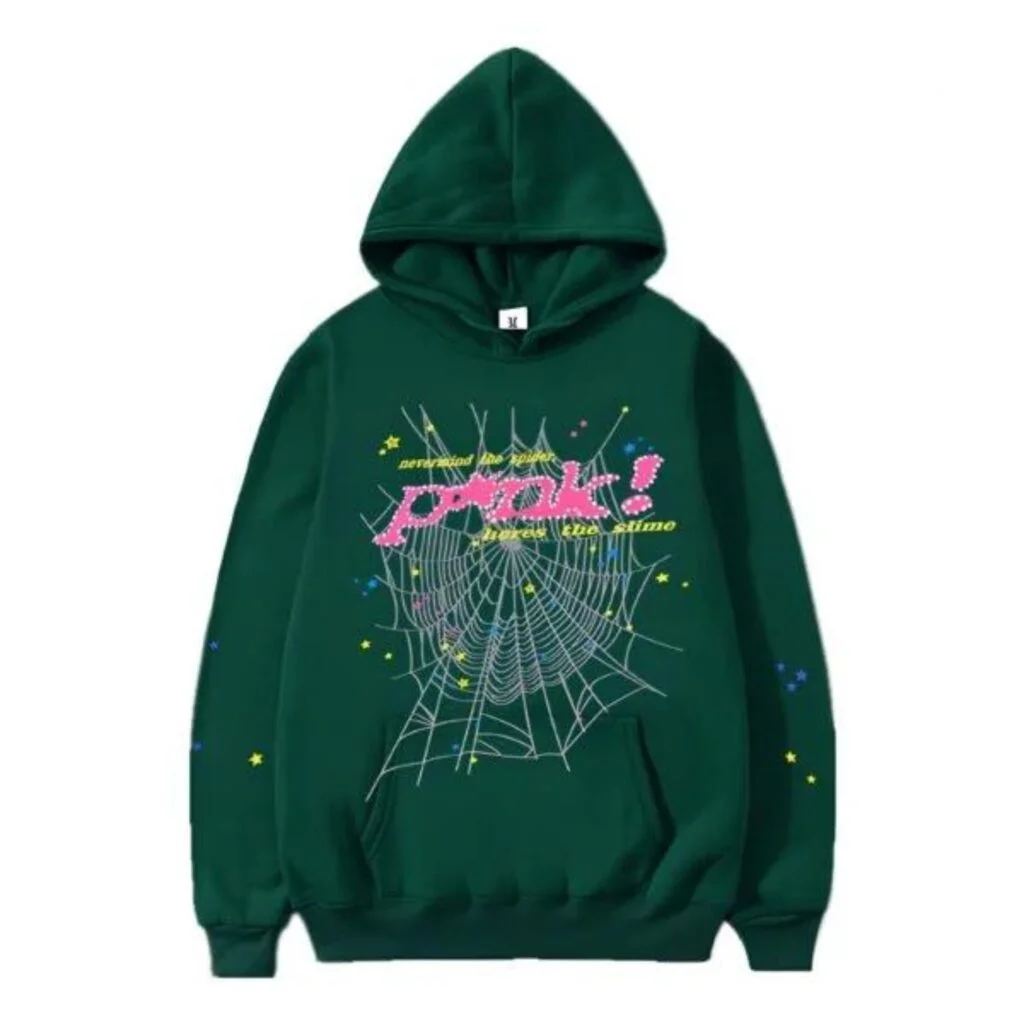 Sp5der 555555Young HOODIE Thug Green