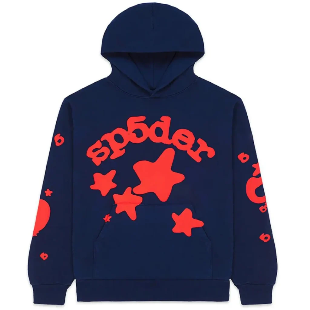 Sp5der Beluga Navy Hoodie
