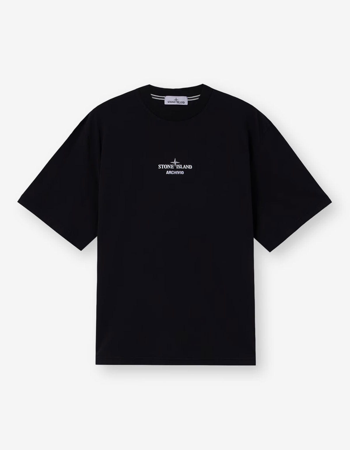 Stone Island Archivio Black Print T-Shirt